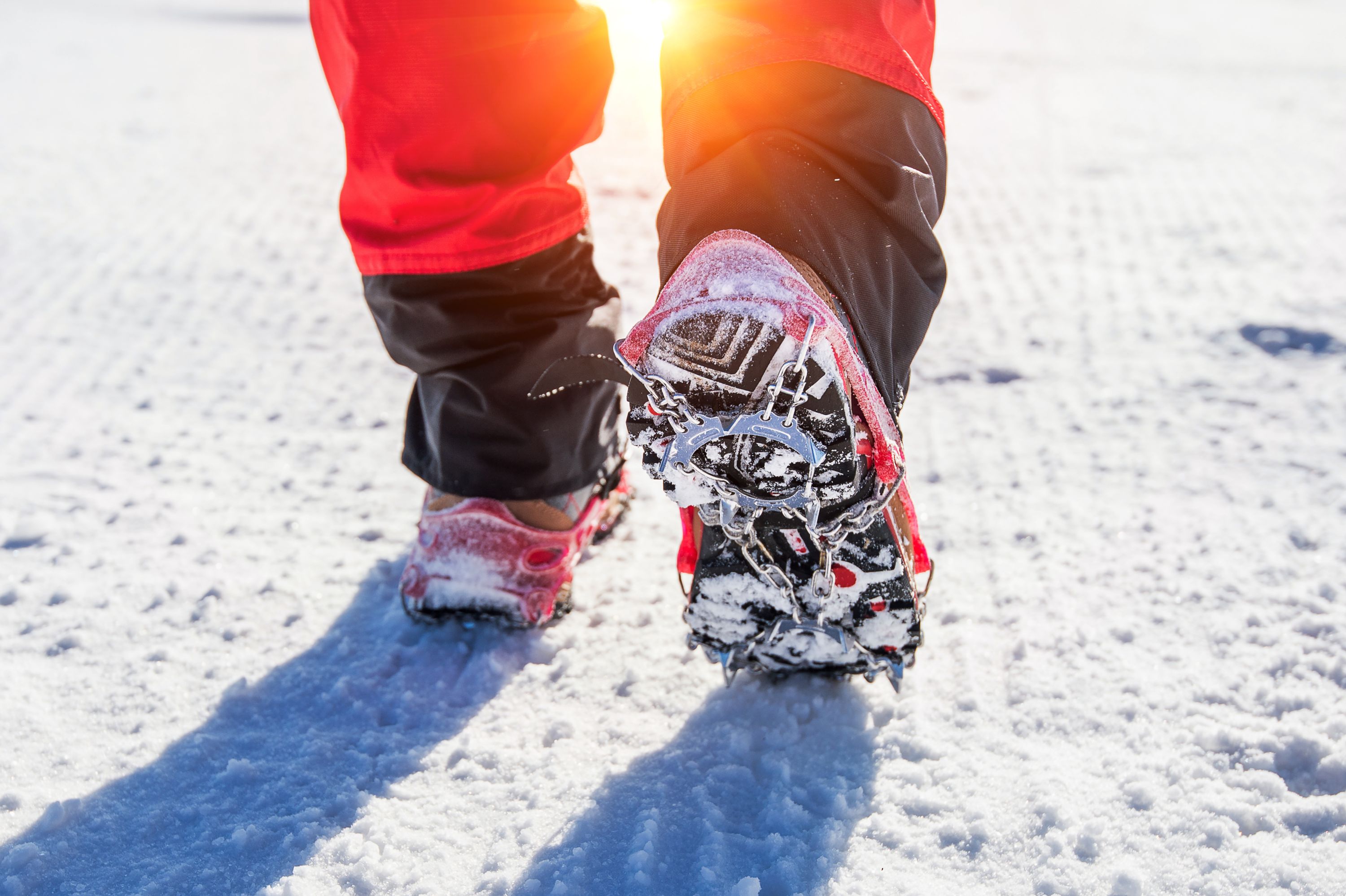 scarpe per correre sulla neve